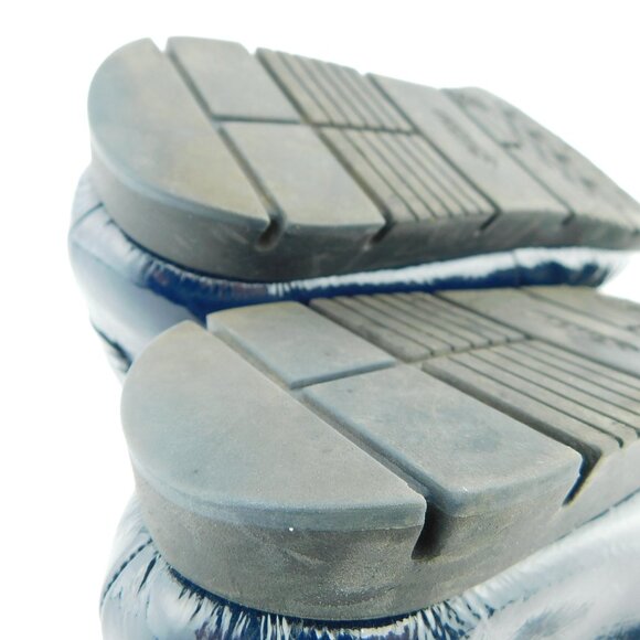 HOTTER Dark Blue Patent Lace Up Sneakers Oxfords Walking Shoes 9.5US / 41.5EU - Picture 6 of 7